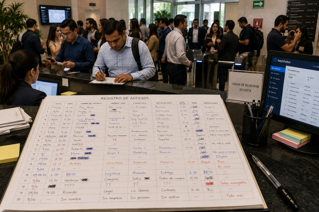 Procesos manuales y sistemas aislados en el control de accesos empresaria